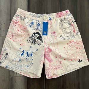 Adidas men's pride shorts